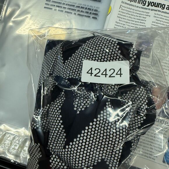 Ladies Code Dress Women M Medium Gray Striped Sheath Short 3/4 Sleeve Casual - Picture 7 of 7